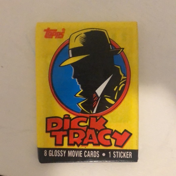 Vintage Original Topps Dick Tracy Waxed pack trading cards. Unopened Pack. New. - Picture 2 of 3